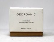 Georganic, Goat Milk Brightening, Upplysning, Grädde, För ansiktet, 45 ml