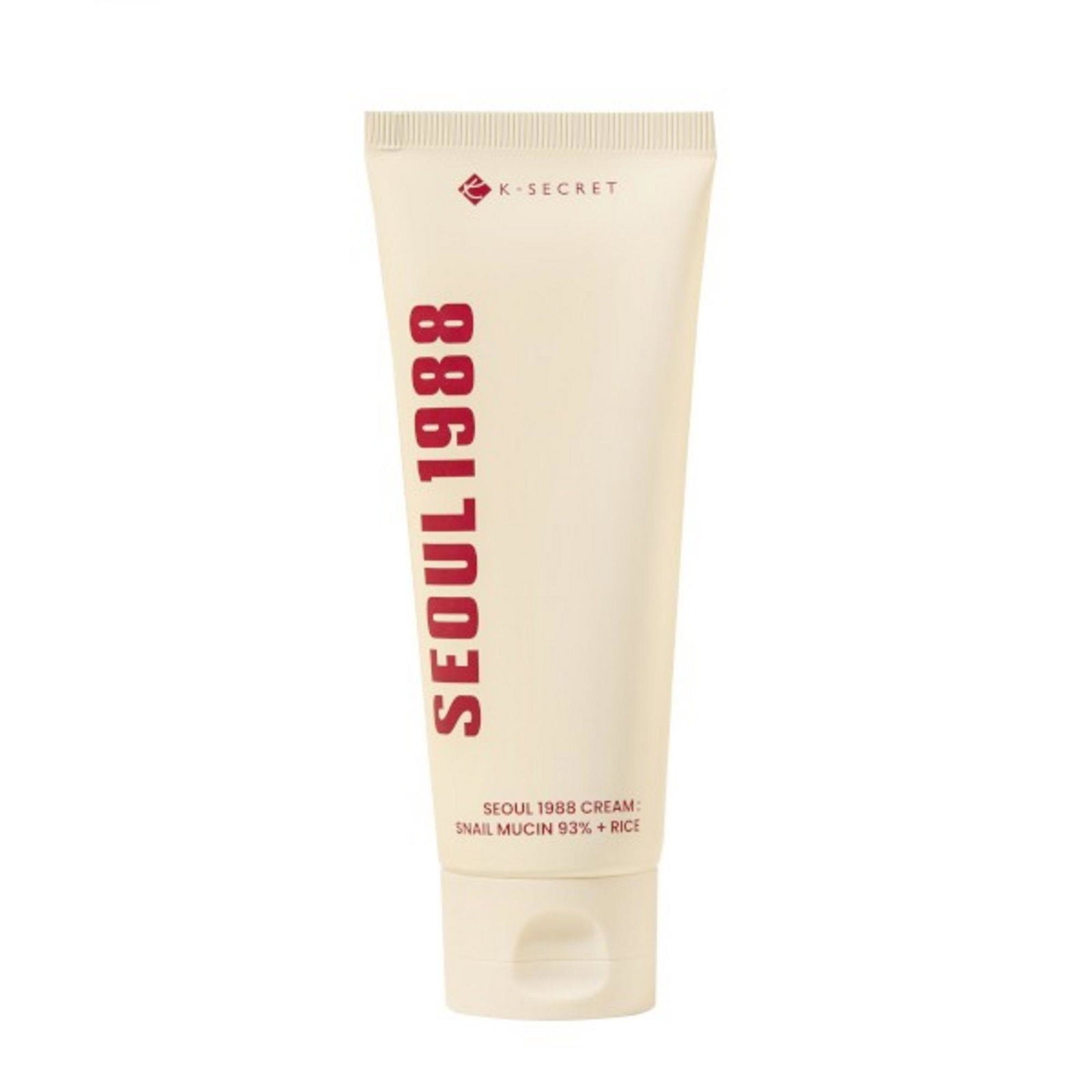 K-Secret, Seoul 1988, Snail Mucin 93% + Rice, Återfuktande och lugnande, Grädde, För ansiktet, 100 ml