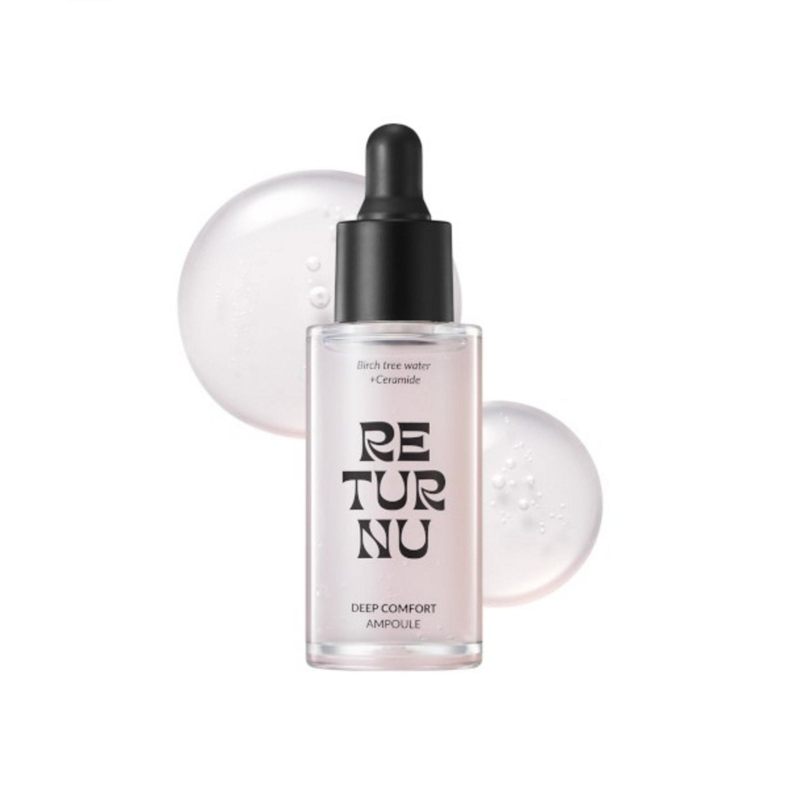 Returnu, Deep Comfort, Djup återfuktning, Ampullbehandlingsserum, För ansiktet, För kvinnor, 30 ml