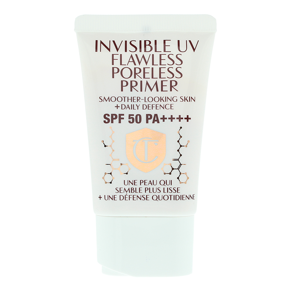 Charlotte Tilbury, Flawless Invisibile, Hyaluronsyra, Hydrering, Flytande primer, SPF 50, 30 ml