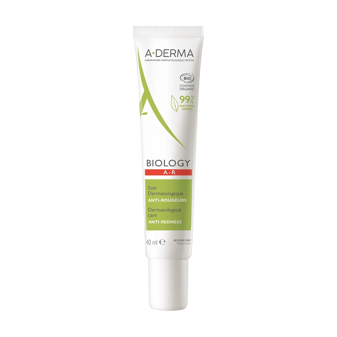 A-Derma, Biology, Mot rodnad, Lokal behandlingskräm, För ansiktet, 40 ml