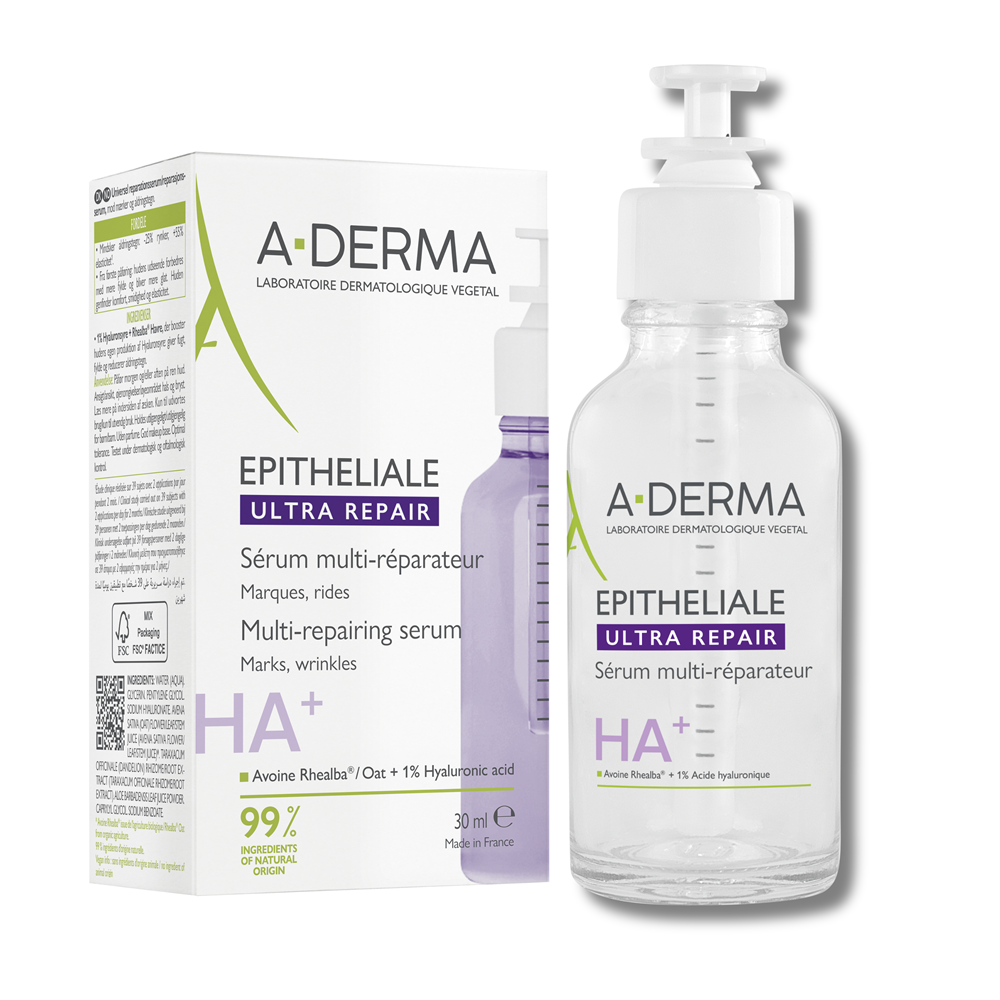 A-Derma, Epitheliale, Reparativ, Serum, För ansiktet, 30 ml