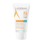 A-Derma, Protect AC, Mattgörande, Vätska, För ansiktet, SPF50+, 40 ml