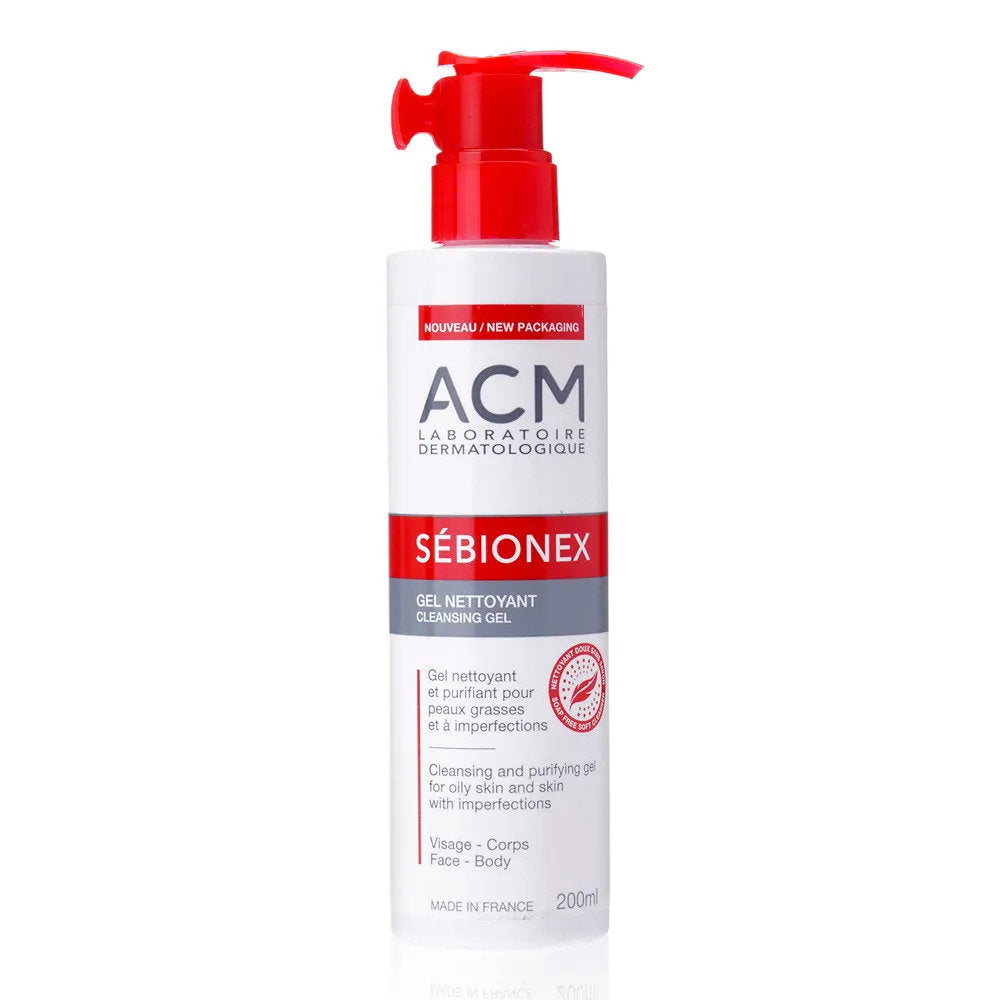 Laboratoire ACM, Sebionex, Renande, Rengöringsgel, För ansiktet, 200 ml