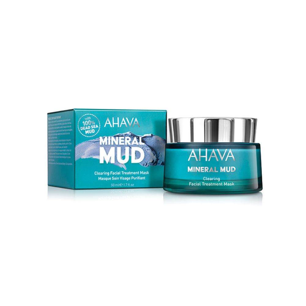 Ahava, Mineral Mud, Vegan, Avräkning, Kräm mask, För ansiktet, 50 ml
