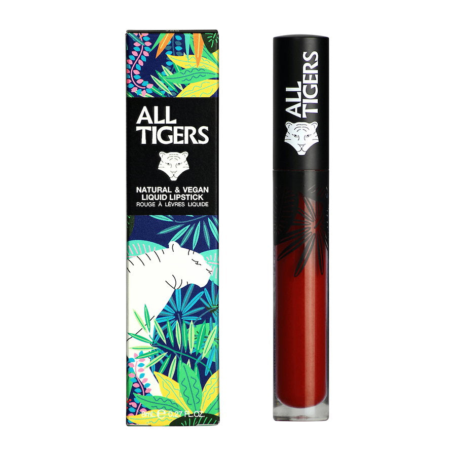All Tigers, Natural & Vegan, Naturlig, Matt, Läppglans, 889, Befäl respekt, 8 ml