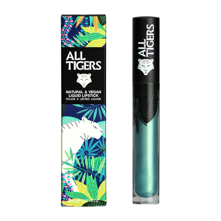 All Tigers, Natural & Vegan, Naturlig, Matt, Läppglans, 989, Stjäl showen, 8 ml