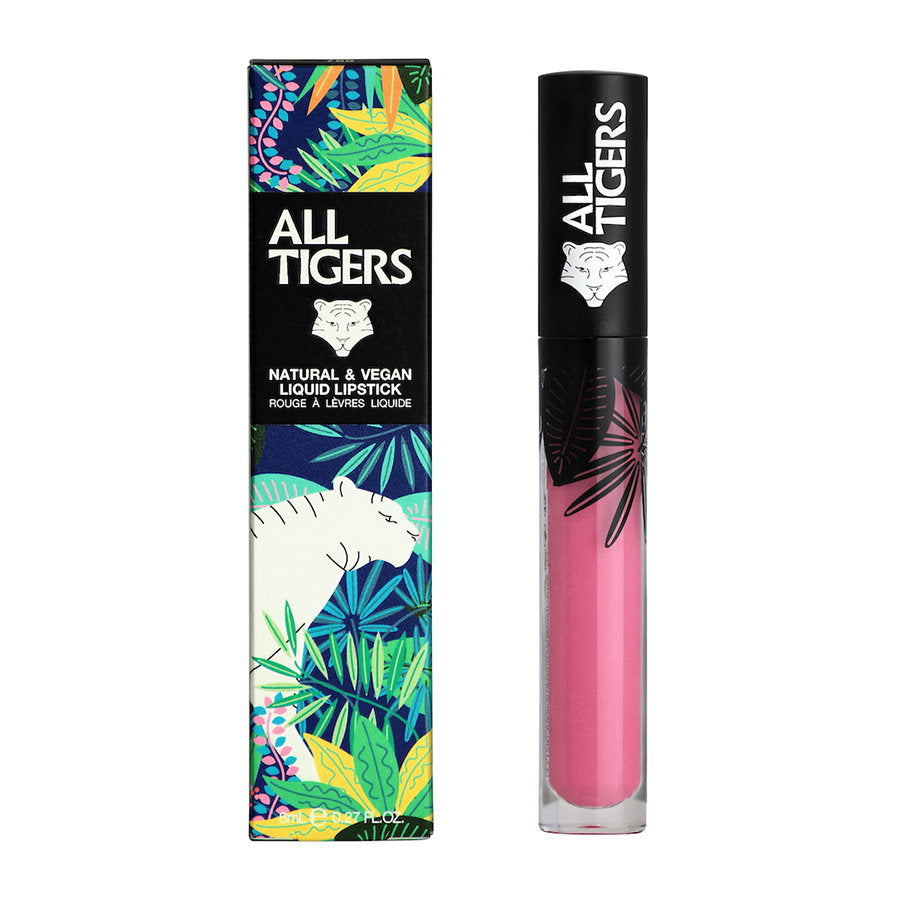 All Tigers, Natural & Vegan, Naturlig, Matt, Läppglans, 792, Fly det vanliga, 8 ml