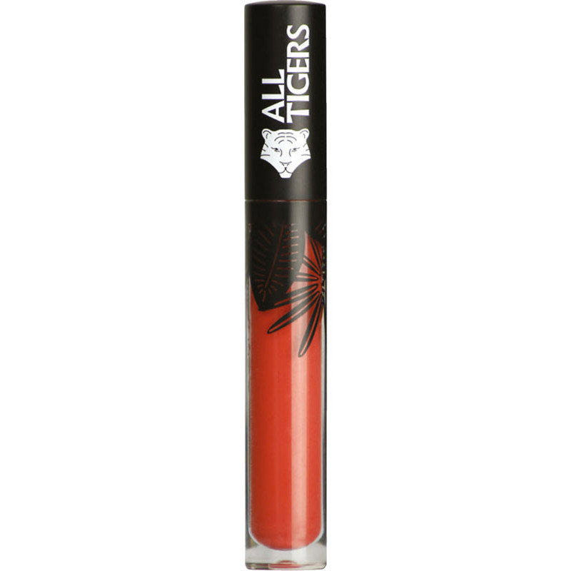 All Tigers, Natural & Vegan, Naturlig, Matt, Läppglans, 683, Gör ditt avtryck, 8 ml
