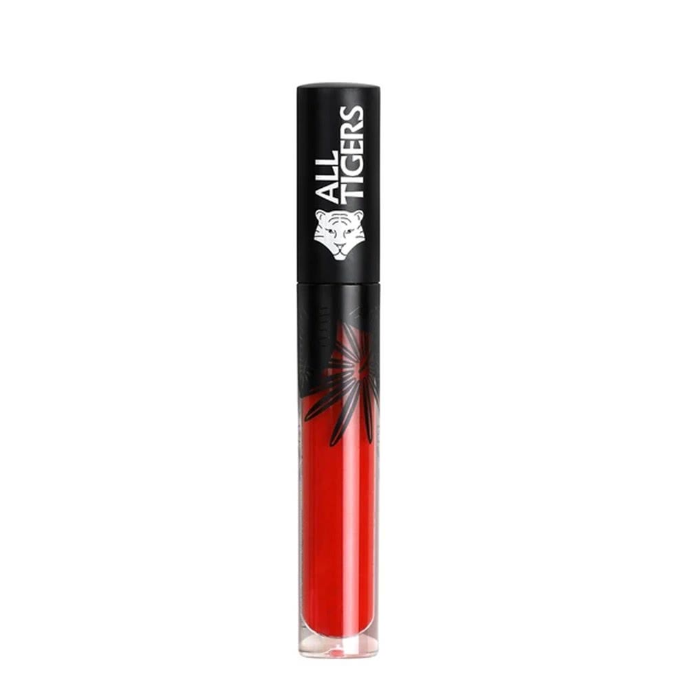 All Tigers, Natural & Vegan, Naturligt, Skimrande, Läppglans, 816, Släpp lös tigern, 8 ml