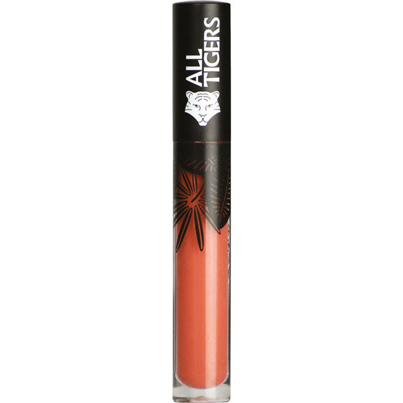 All Tigers, Natural & Vegan, Naturlig, Matt, Läppglans, 682, Våga stå, 8 ml