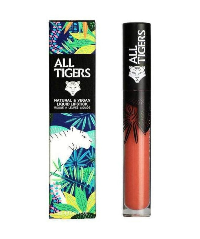 All Tigers, Natural & Vegan, Naturlig, Matt, Läppglans, 682, Våga stå, 8 ml