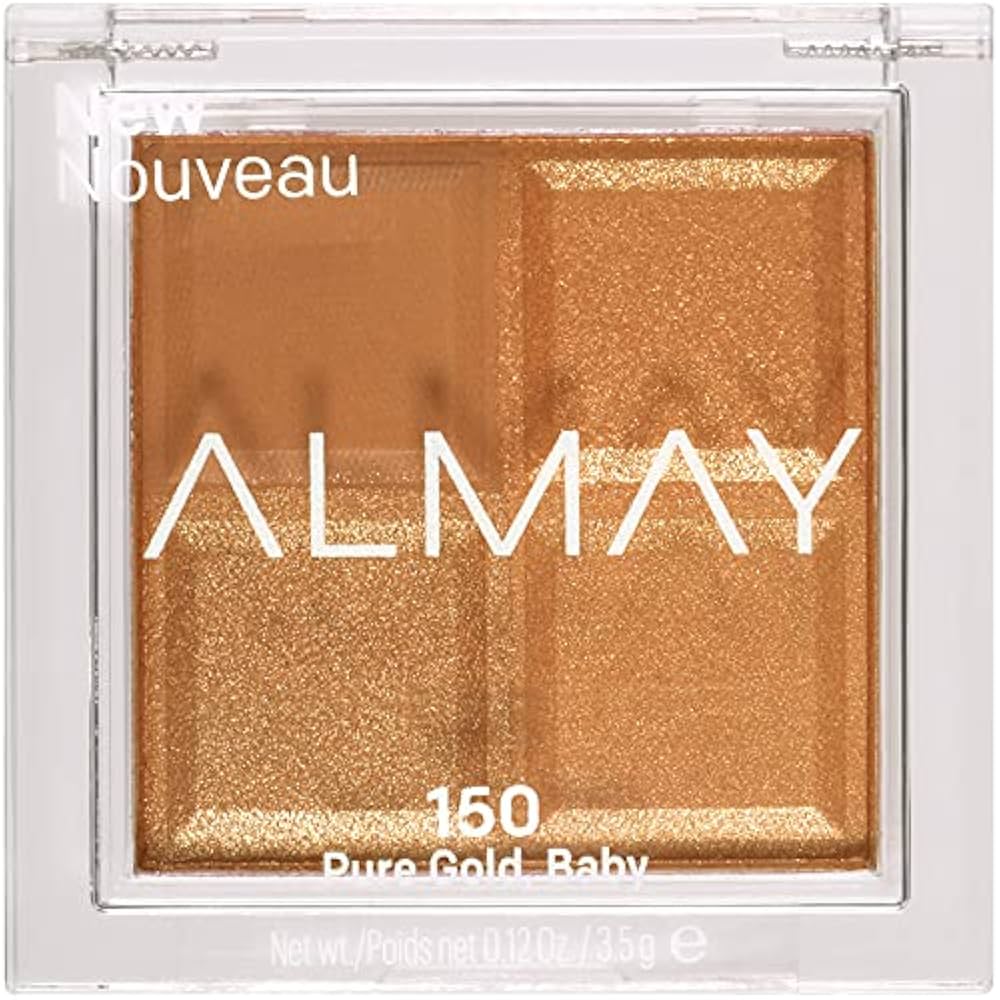 Almay, Shadow Quad, Ögonskuggspalett, 150, Rent guld, 4 nyanser, 3.5 g