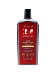 American Crew, 3-In-1, Hårschampo, balsam & duschgel 3-i-1, Revitalisering, 250 ml