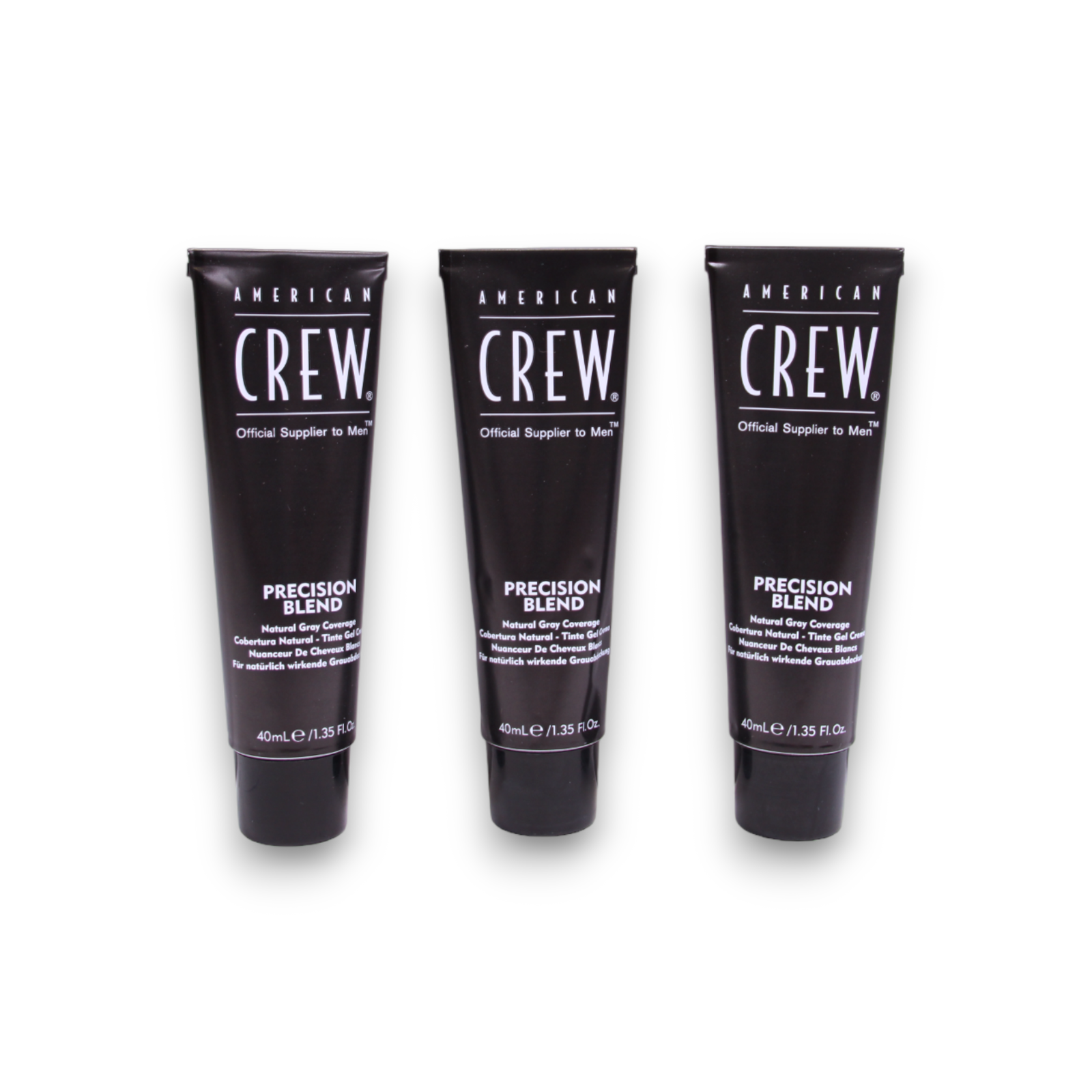 American Crew, Precision Blend, Semi-permanent hårfärg, 7-8 Ljus, 3x, 40 ml