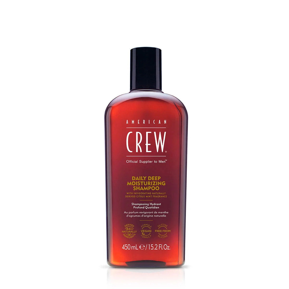 American Crew, Daily Deep Moisturizing, Vegan, Hårschampo, För näring, 450 ml