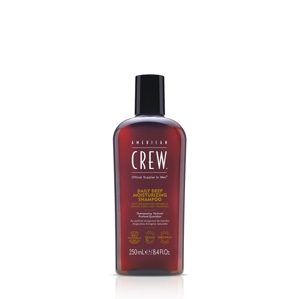 American Crew, Daily Deep Moisturizing, Vegan, Hårschampo, För näring, 250 ml