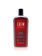 American Crew, Detox, Vegan, Schampo, För reglering av överflödig talg, 1000 ml