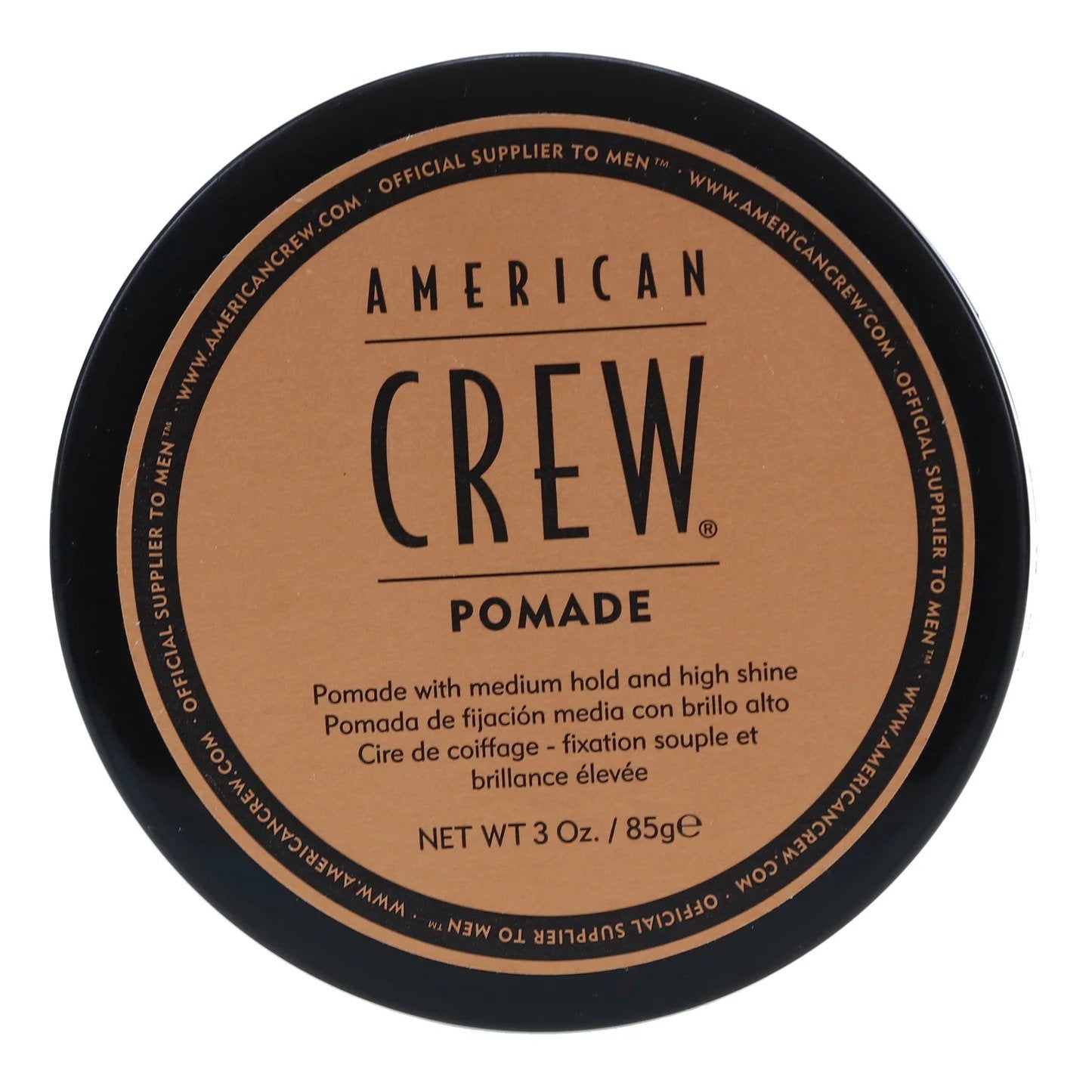 American Crew, Pomade, Hårstylingpomada, Medium stadga, 85 g