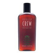 American Crew, 3-In-1 Tea Tree, Tea tree olja, Hårschampo, balsam & duschgel 3-i-1, För återfuktning, 450 ml