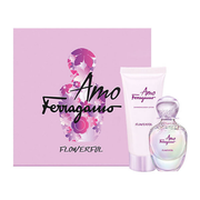 Amo Ferragamo - Flowerful Set Salvatore Ferragamo: Amo Ferragamo Flowerful, Eau De Toilette, För Kvinnor, 50 ml + Amo Ferragamo Flowerful, Shimmer, Day & Night, Body Lotion, 100 ml