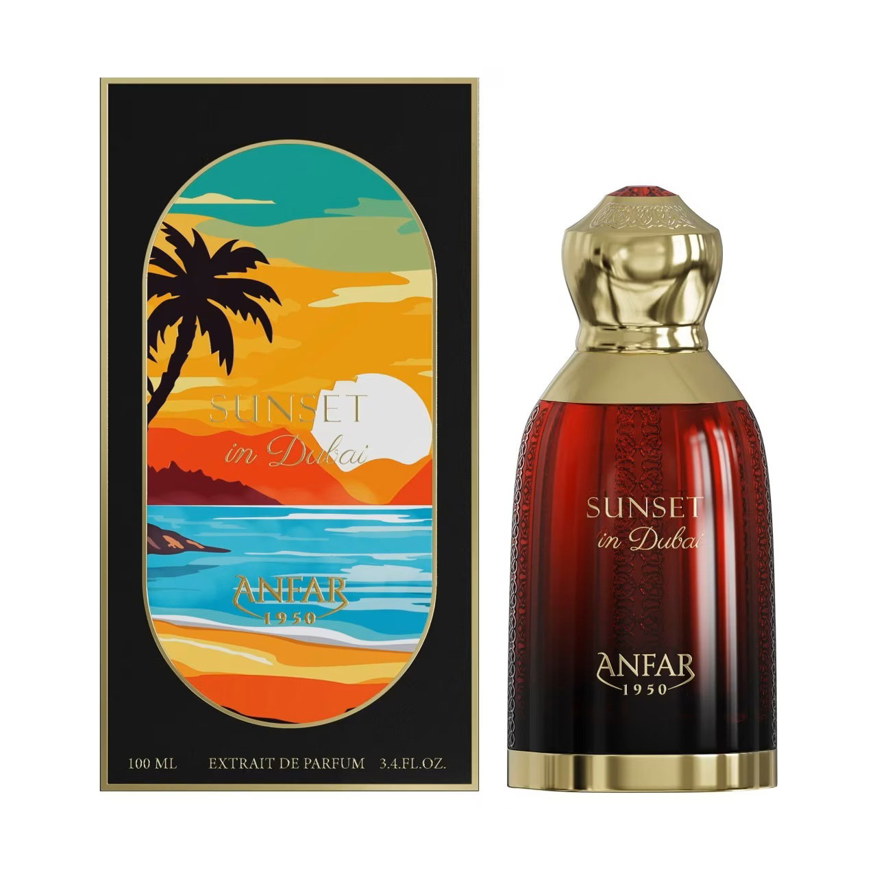 Anfar, Sunset in Dubai, Parfymextrakt, Unisex, 100 ml