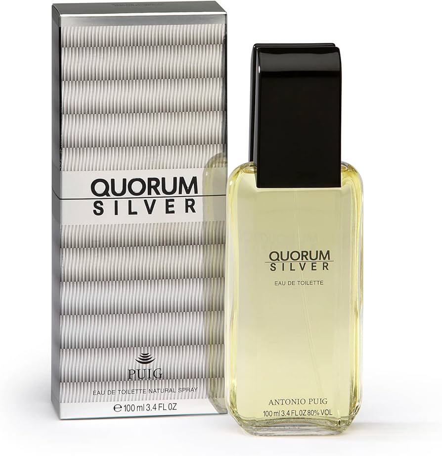 Antonio Puig, Quorum Silver, Eau de Toilette, För män, 100 ml