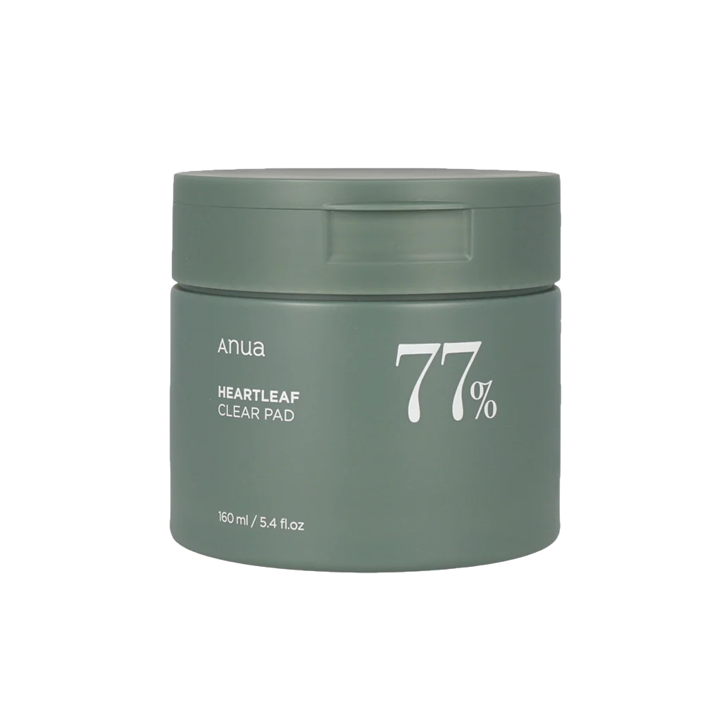 Anua, Heartleaf 77%, Sminkborttagning, Rengöringspads, 70 st