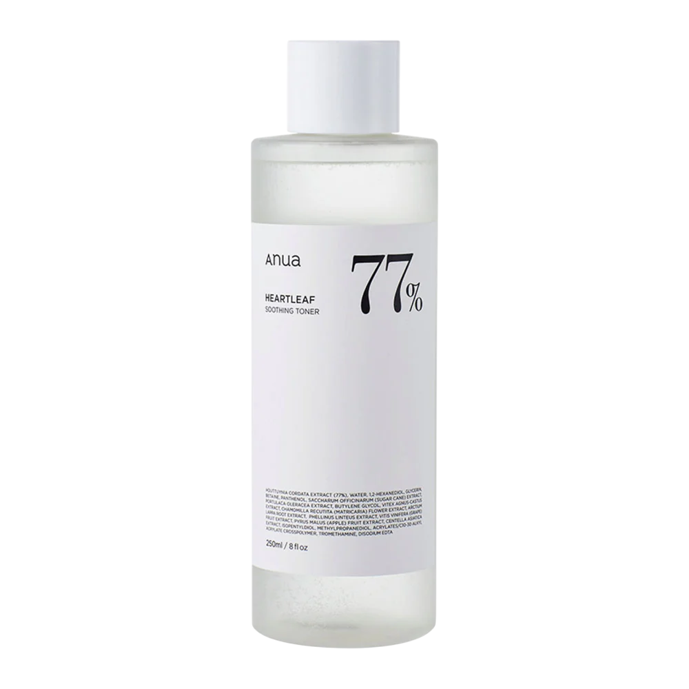 Anua, Heartleaf 77%, Lugnande, Rengörande toner, 250 ml