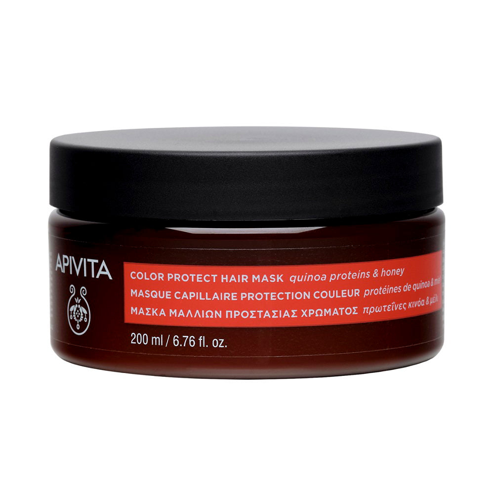 Apivita, Color Protect, Hårkräm behandling, För färgskydd, 200 ml