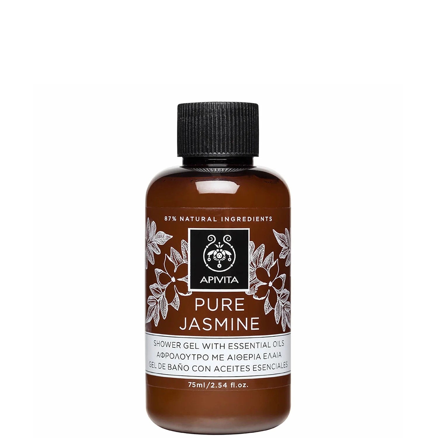 Apivita, Pure Jasmine, Duschgel, 75 ml