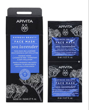 Set, Apivita, Sea Lavander, Mot föroreningar, Kräm mask, För ansiktet, 2 st, 8 ml