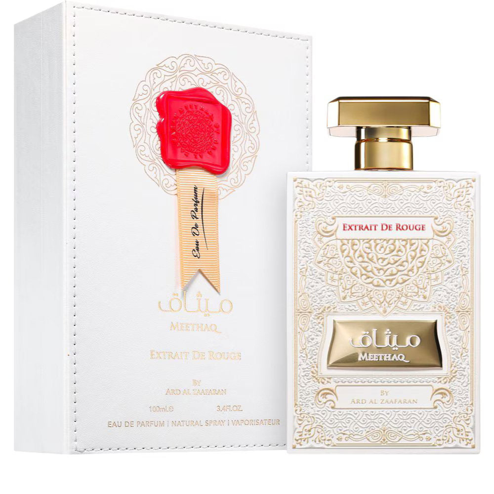 Ard Al Zaafaran, Meethaq Extrait De Rouge, Parfymvatten, Unisex, 100 ml