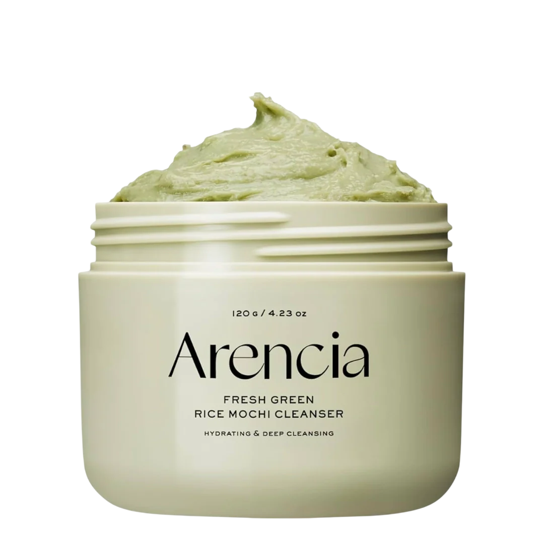 Arencia, Fresh Rice Green Mochi, Djuprengöring, Rengöringskräm, 120 ml