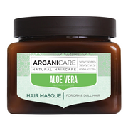 Arganicare, Aloe Vera, Vegan och cruelty-free, Hårbehandlingskräm mask, Hydrating & Repairing, Veckovis, 500 ml