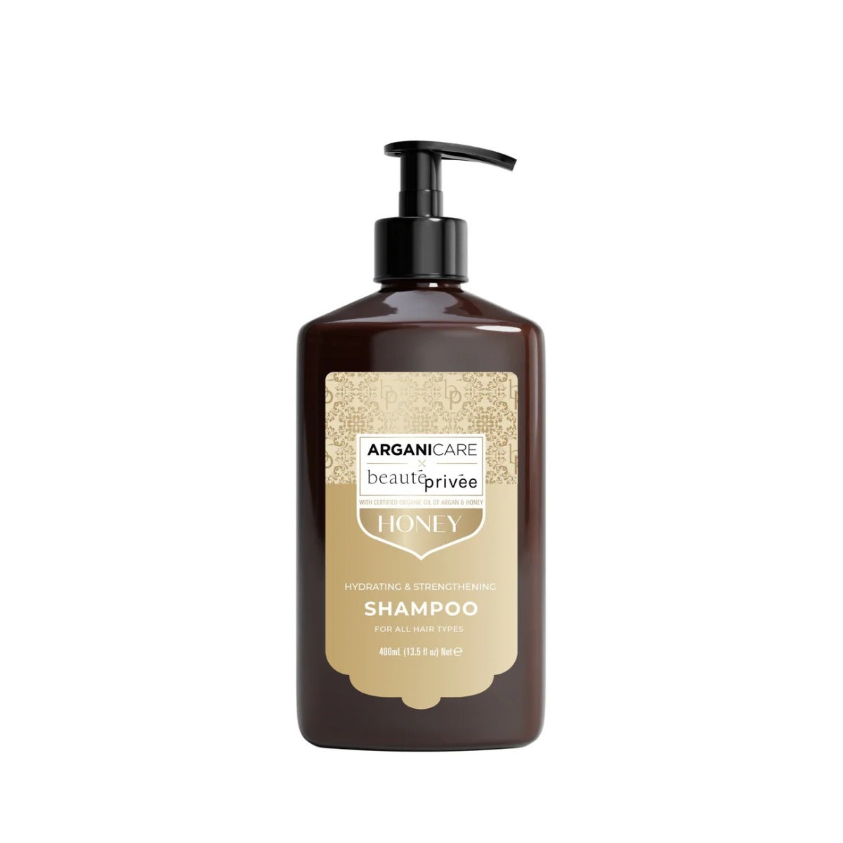 Arganicare, Honey, Hårschampo, Återfuktande och stärkande, 50 ml