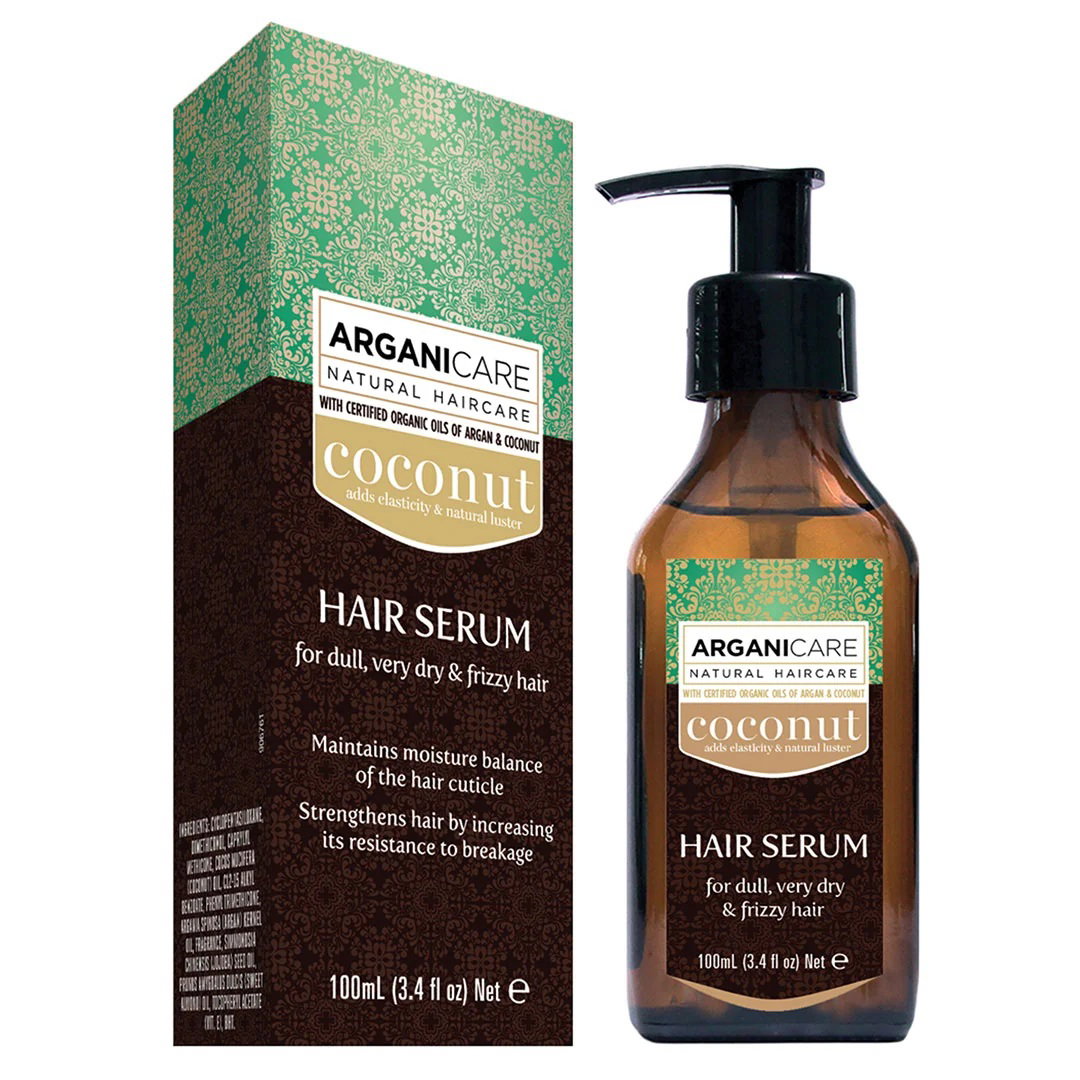 Arganicare, Coconut, Hårserum, Strengthening & Nourishing, 100 ml