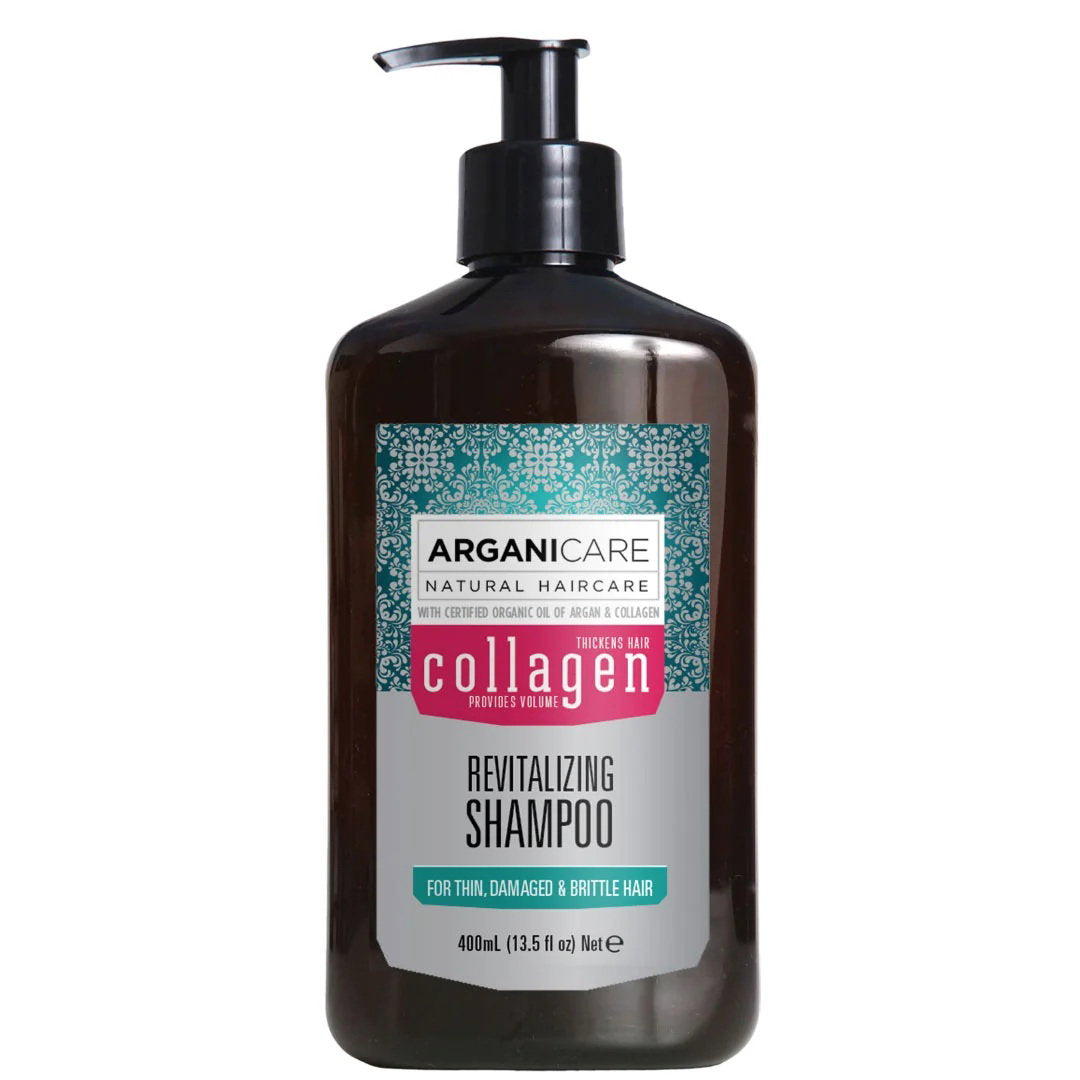Arganicare, Collagen, Hårschampo, Revitalisering, 400 ml