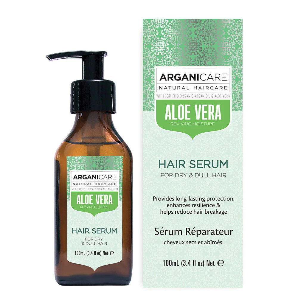 Arganicare, Aloe Vera, Hårserum, Reparation, 100 ml