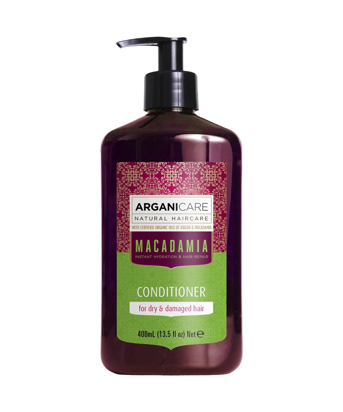 Arganicare, Macadamia, Hårbalsam, Nourishing & Repairing, 400 ml