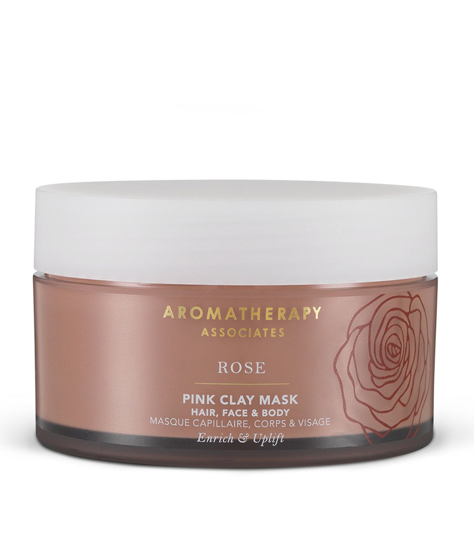 Aromatherapy Associates, Rose, Eteriska oljor, Eliminerar orenheter, Lermask, 200 ml