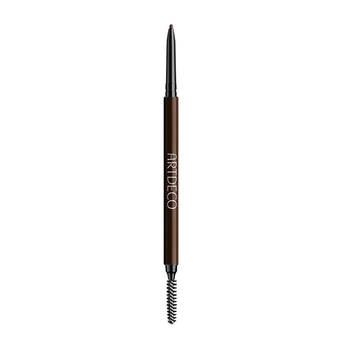 ArtDeco, Ultra Fine, Definition, Ögonbrynskräm penna & borste 2-i-1, 12, Deep Brunette, 0.09 g