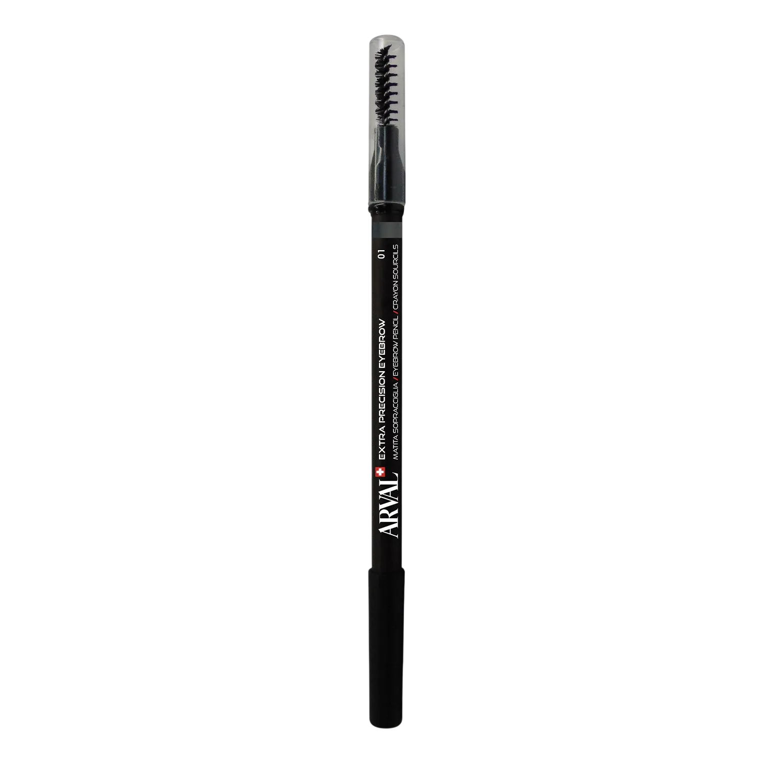 Arval, Matita Sopracciglia, Dubbeländad, Ögonbrynnskrämkrita, N1, Antracite, 1.19 g