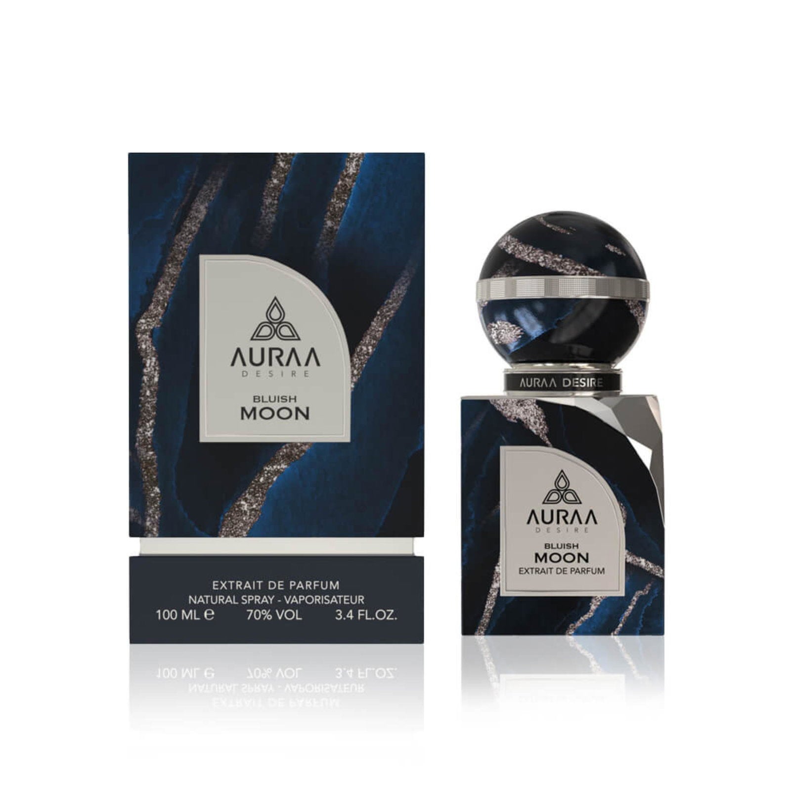 Auraa Desire, Bluish Moon, Parfymextrakt, För män, 100 ml
