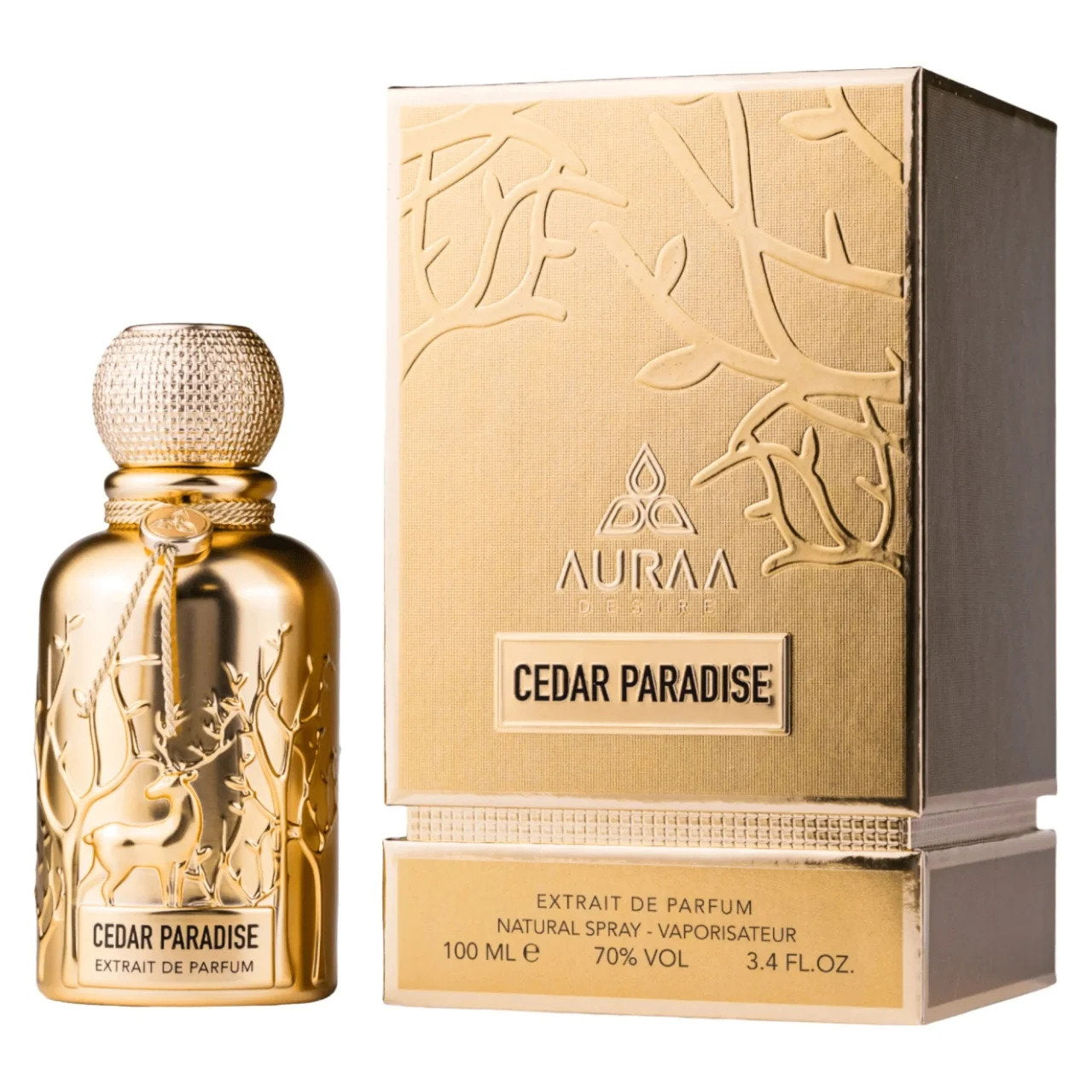 Auraa Desire, Cedar Paradise, Parfymextrakt, För män, 100 ml