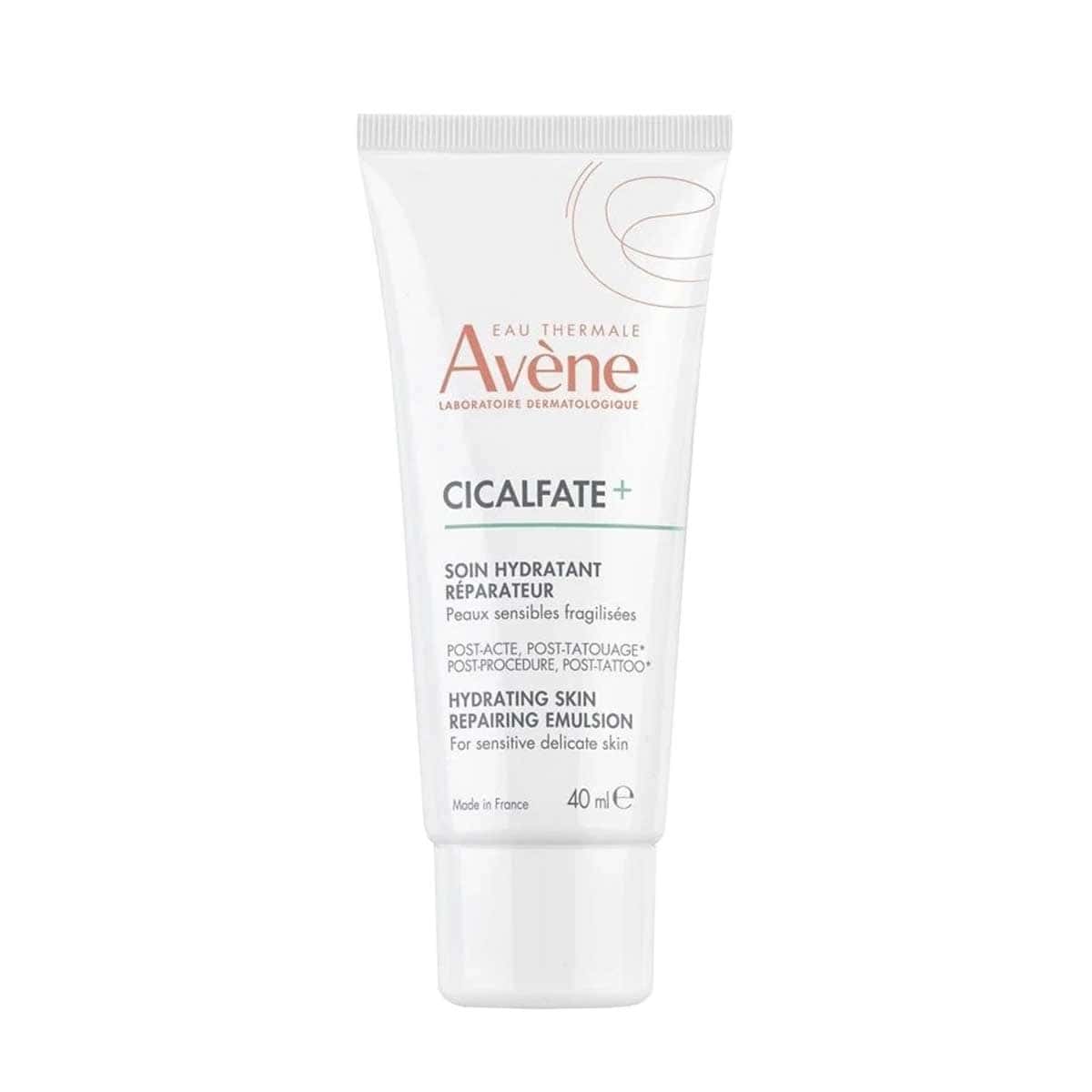 Avene, Cicalfate, Reparativ, Emulsion, För ansikte & kropp, 40 ml