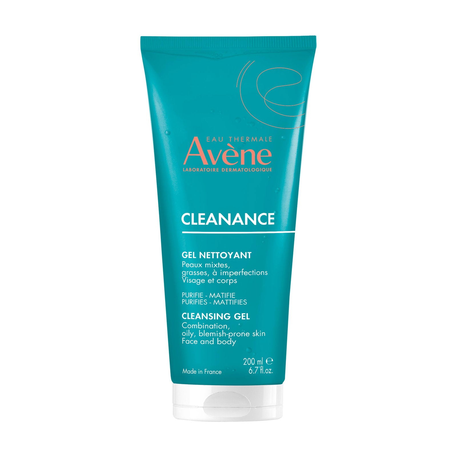 Avene, Cleanance, Renande, Rengöringsgel, För ansiktet, 200 ml