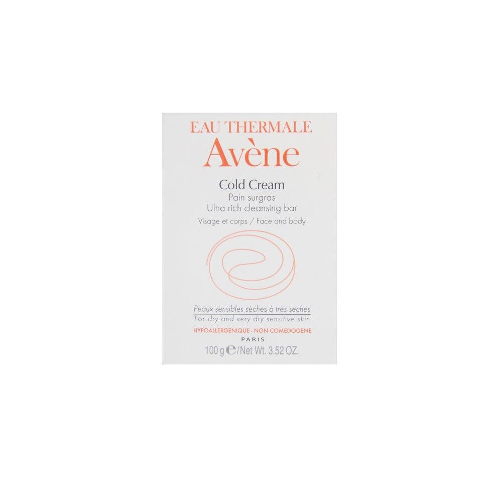 Avene, Cold Cream, När, Rengöringsbar, För ansikte & kropp, 100 g