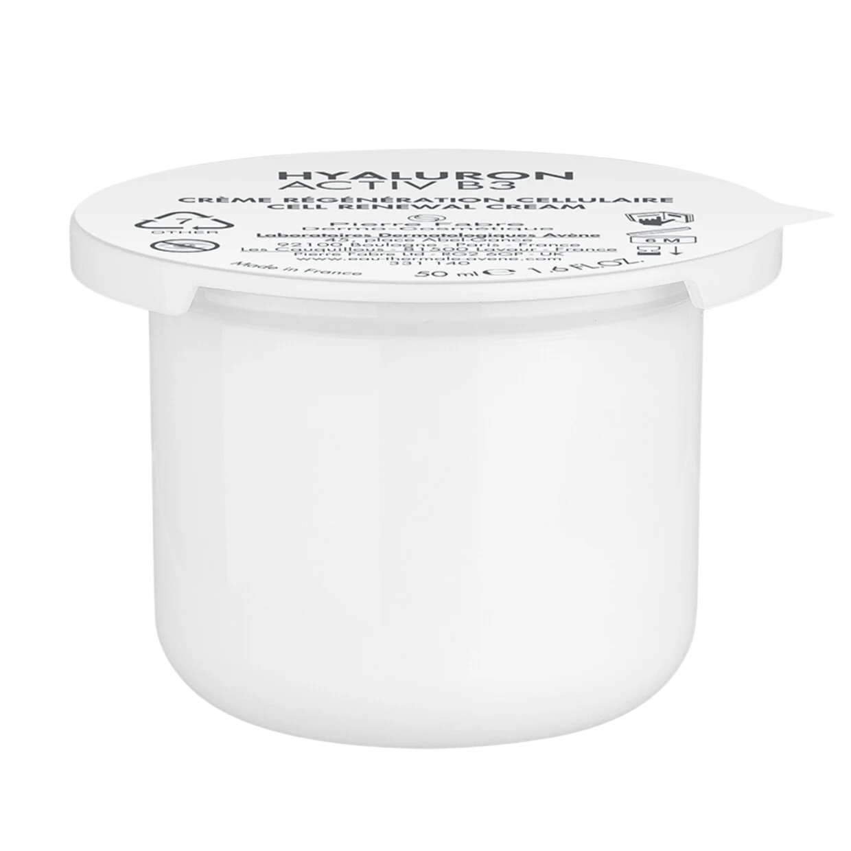 Avene, Hyaluron Activ, Cellular Regeneration, Dag, Grädde, För ansiktet, Påfyllning, 50 ml