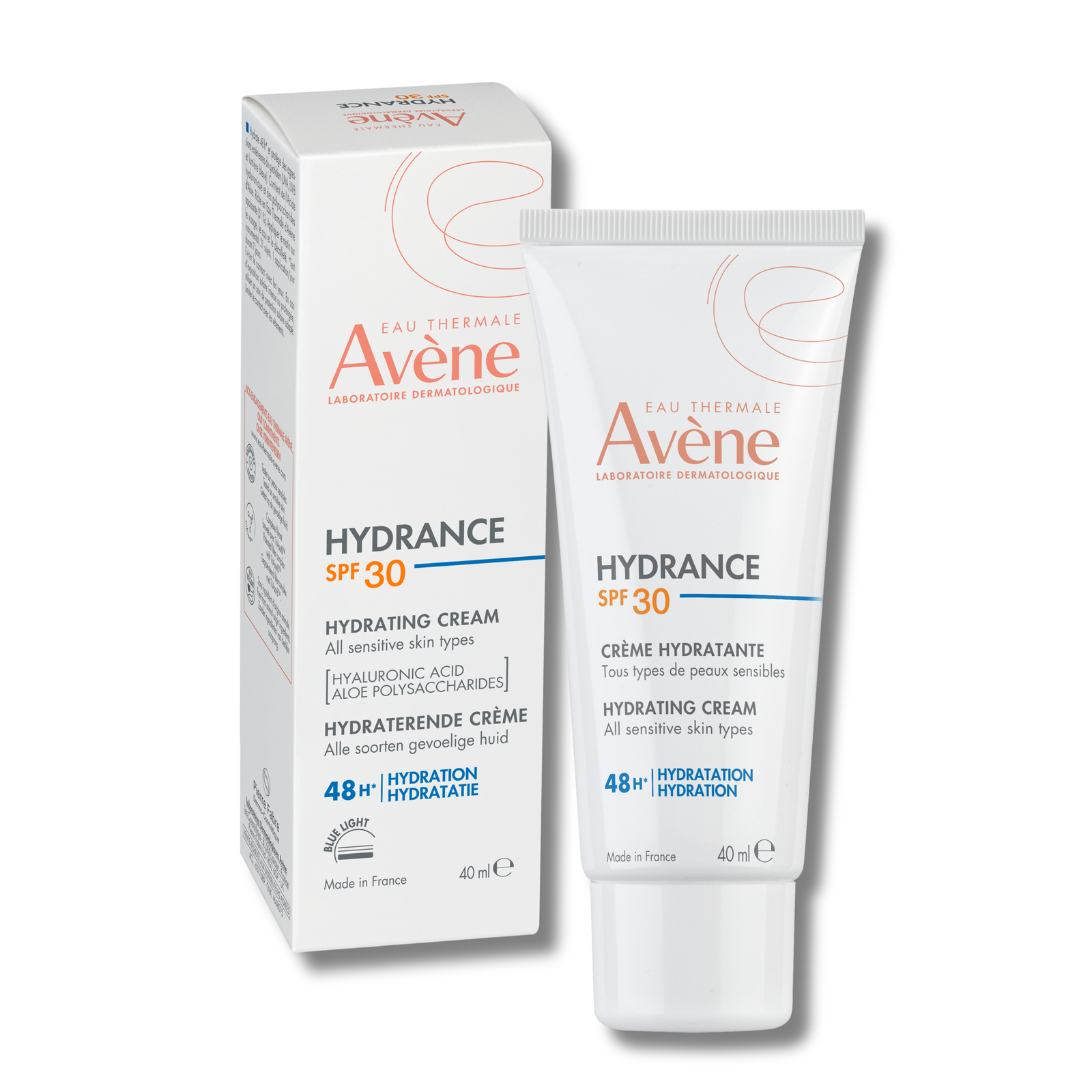 Avene, Hydrance, Återfuktande, Dag, Grädde, För ansiktet, SPF 30, 40 ml